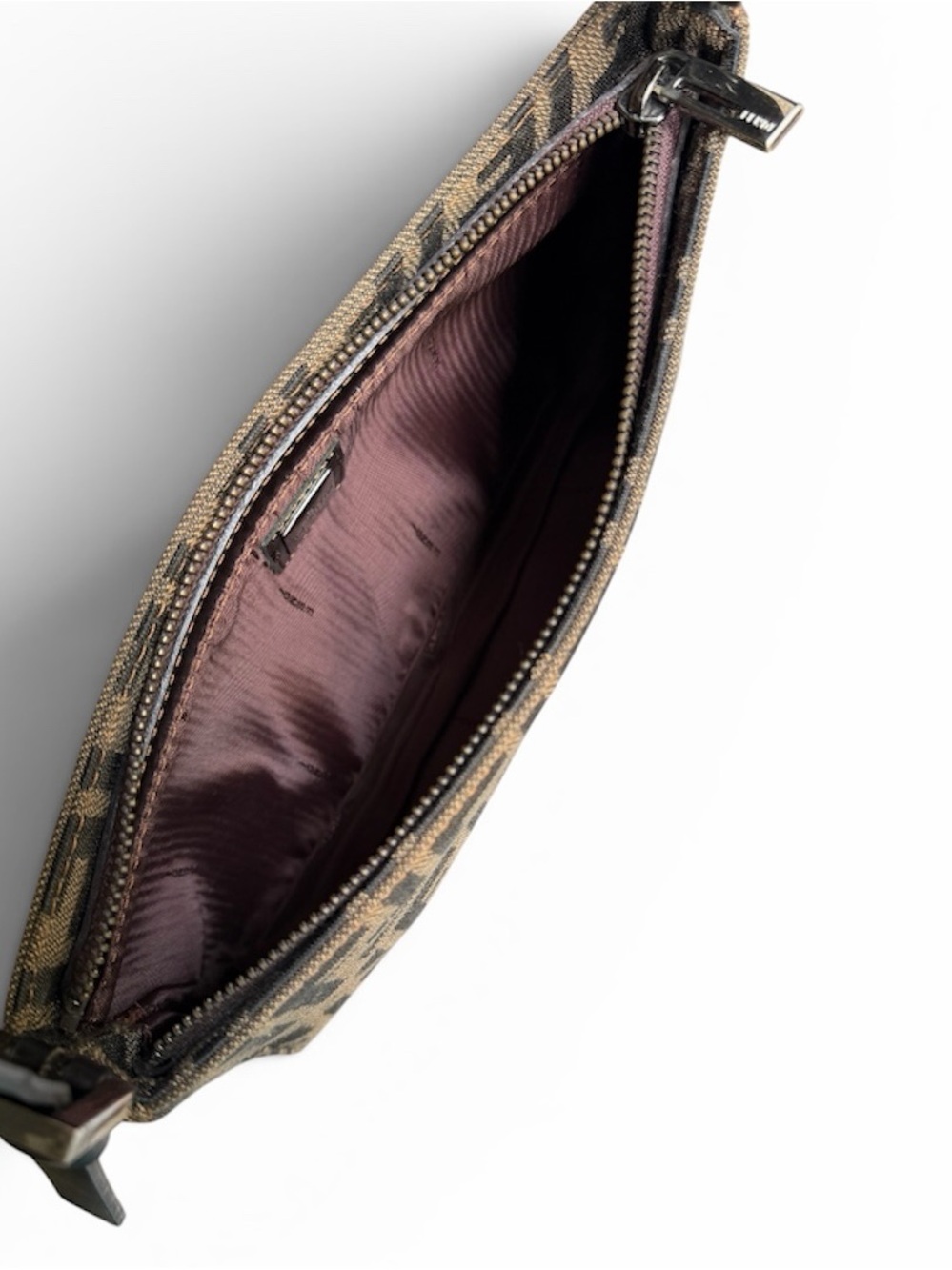 Fendi Zucca FF Pochette Baguette Vintage - Picture 11 of 12